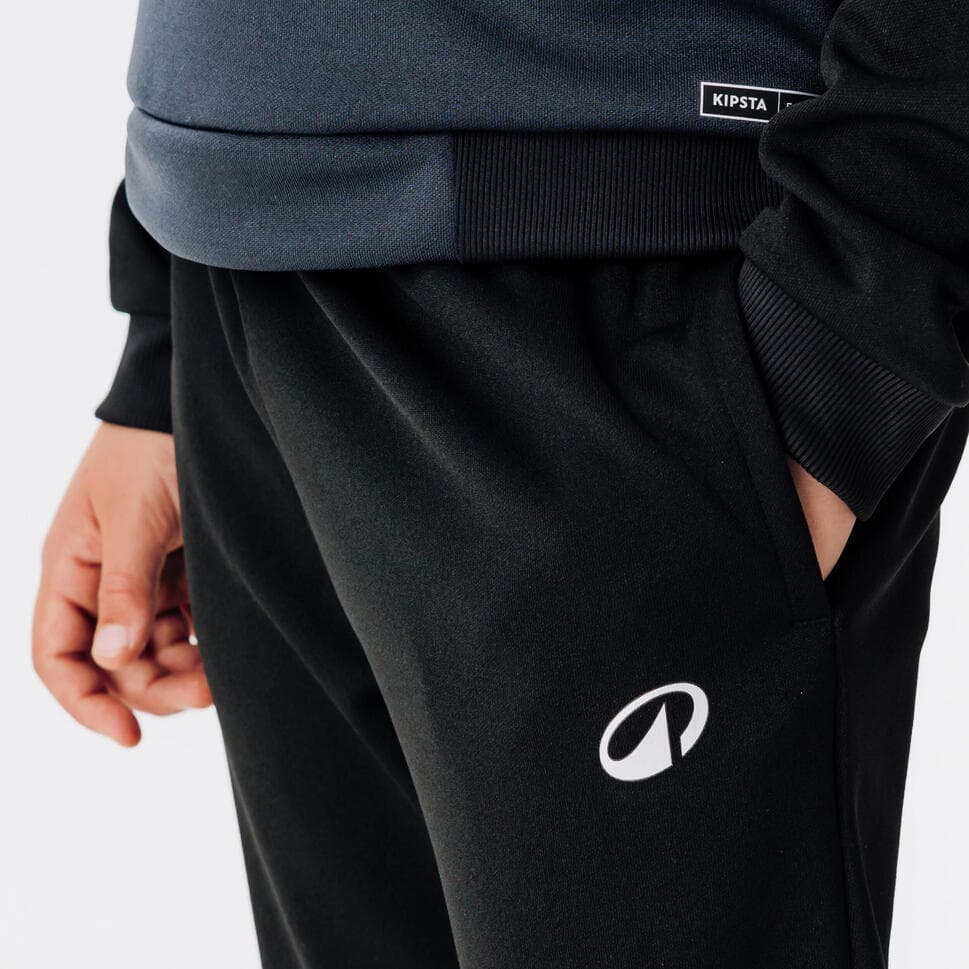3: junior-football-pant-essential - Black